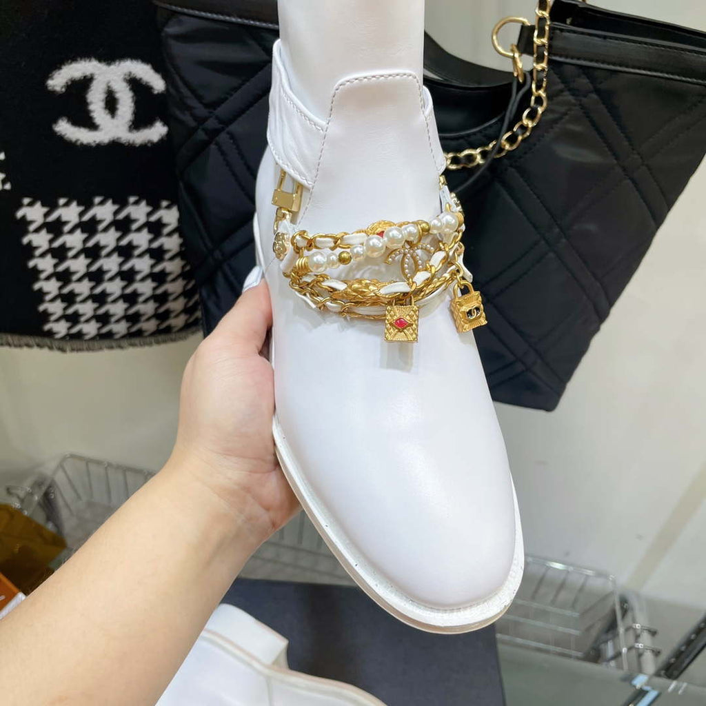 Chanel Women's Shoes Classcal Chain Hight Boots 190796