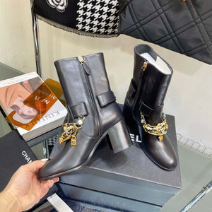 Chanel Women's Shoes Classcal Chain Hight Boots 190801 - 35 - View 2