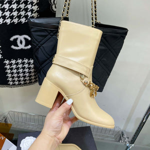 Chanel Women's Shoes Classcal Chain Hight Boots 190803 - 35 - View 5