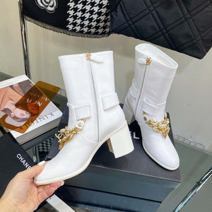 Chanel Women's Shoes Classcal Chain Hight Boots 190802 - 35 - View 6