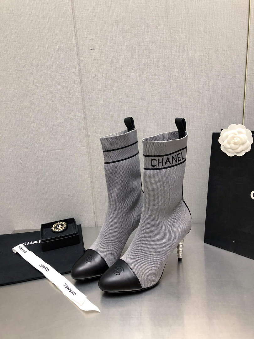 Chanel Women's Shoes Fashion Boots C94360 - 35 - View 1