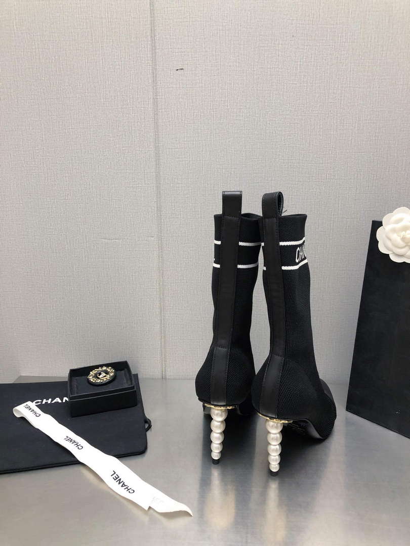 Chanel Women's Shoes Fashion Boots C94361 - 35 - View 4