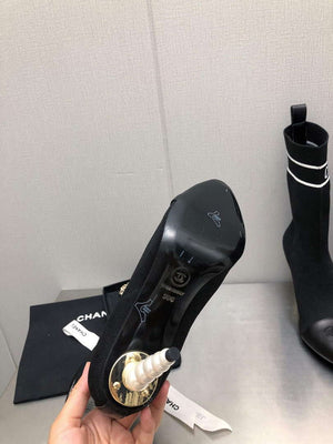 Chanel Women's Shoes Fashion Boots C94361 - 35 - View 9
