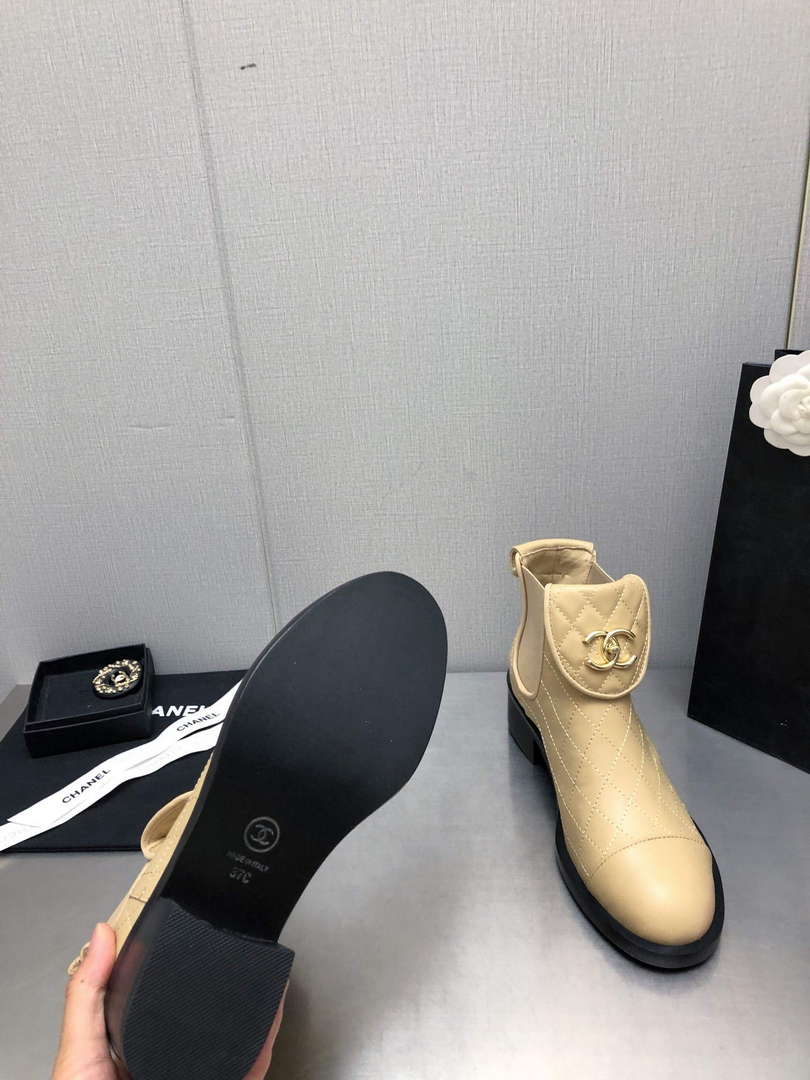 Chanel Women's Shoes Fashion Boots C94367 - 35 - View 7