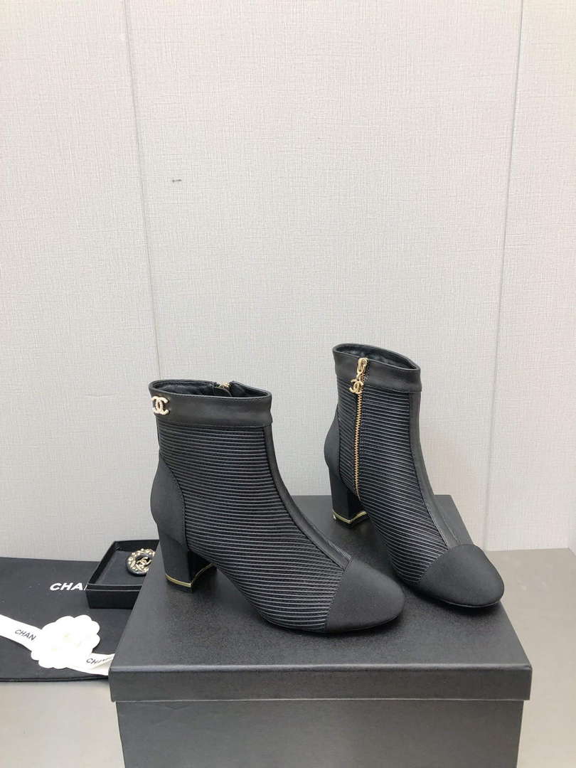 Chanel Women's Shoes Fashion Short Boots C77650