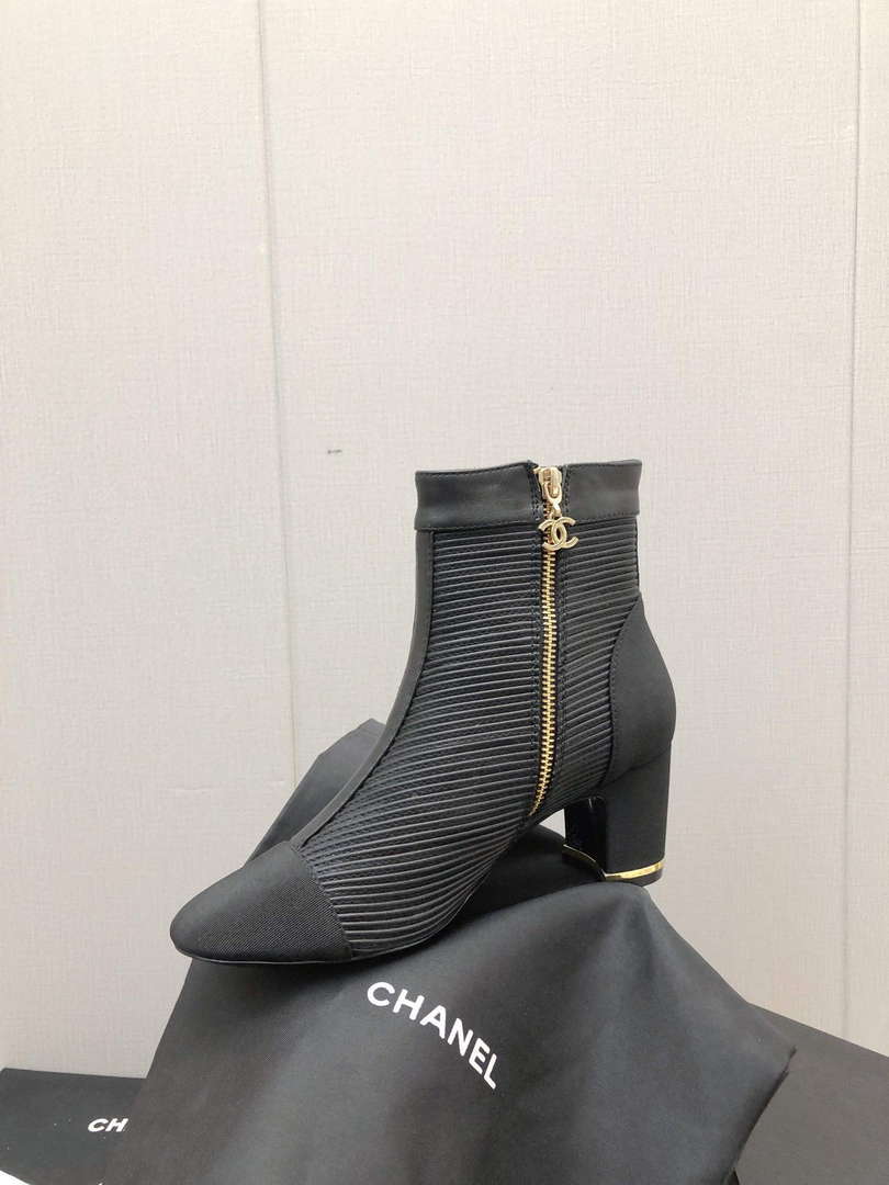 Chanel Women's Shoes Fashion Short Boots C77650