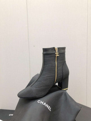 Chanel Women's Shoes Fashion Short Boots C77650 - 35 - View 5