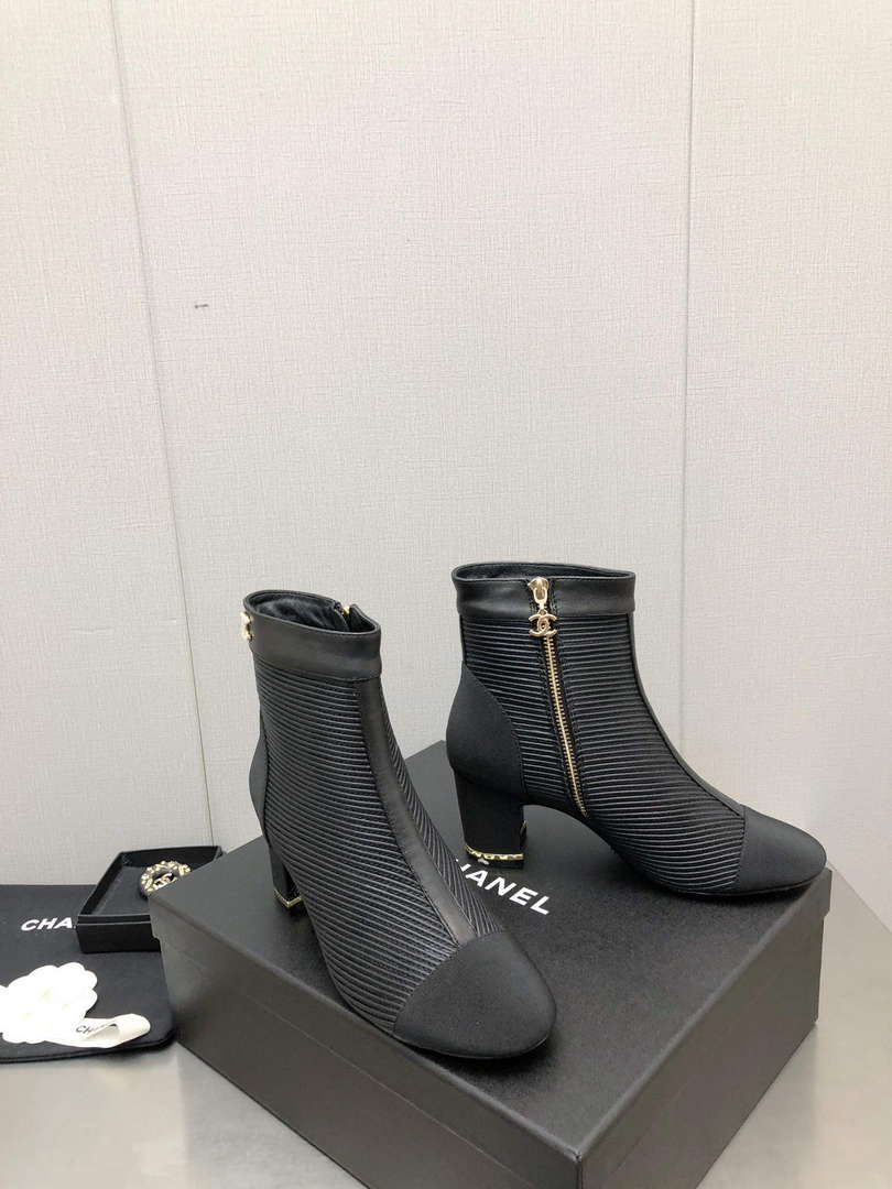Chanel Women's Shoes Fashion Short Boots C77650
