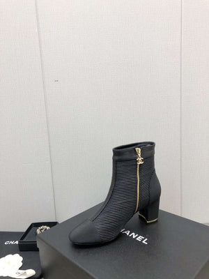 Chanel Women's Shoes Fashion Short Boots C77650 - 35 - View 9