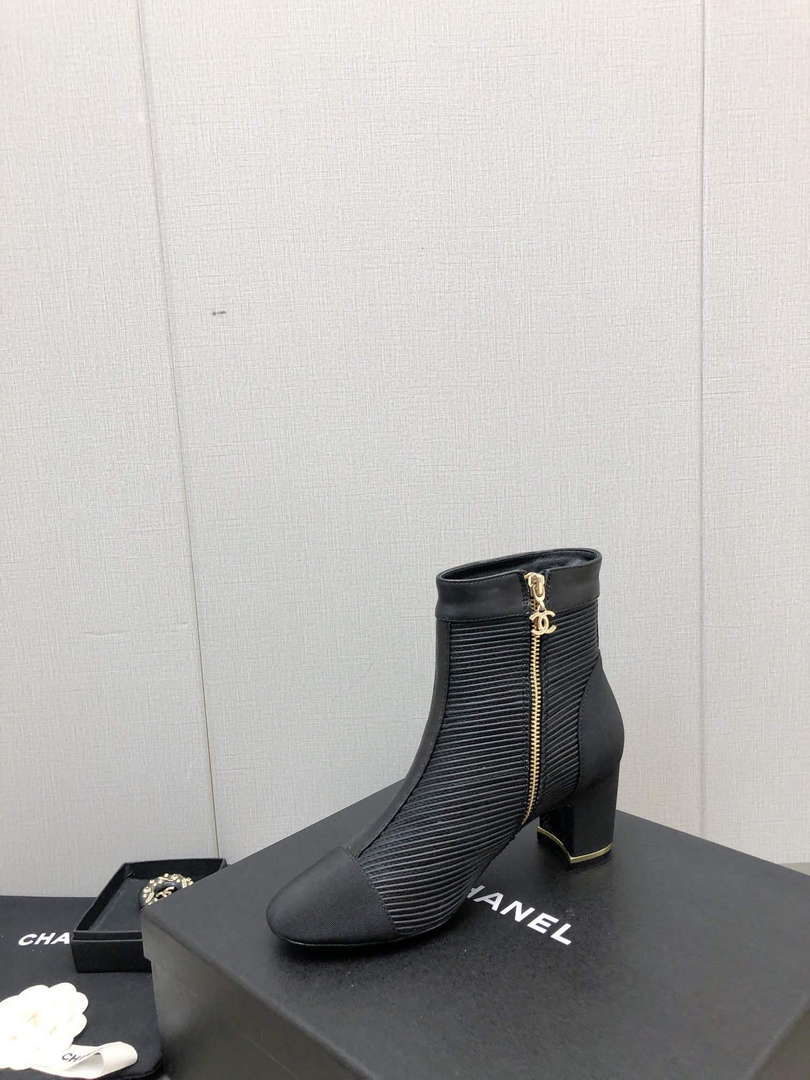 Chanel Women's Shoes Fashion Short Boots C77650 - 35 - View 9