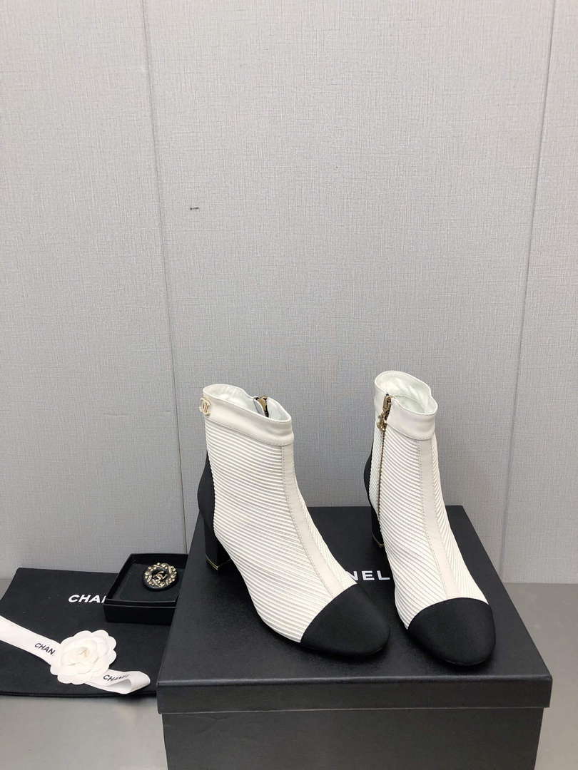 Chanel Women's Shoes Fashion Short Boots C77651