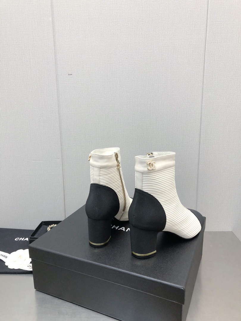 Chanel Women's Shoes Fashion Short Boots C77651