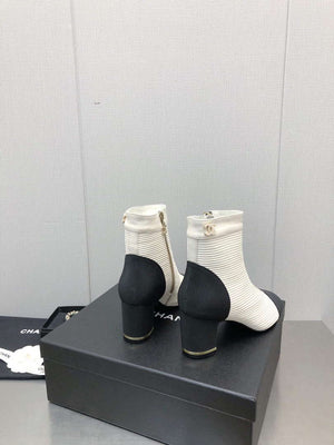 Chanel Women's Shoes Fashion Short Boots C77651 - 35 - View 2