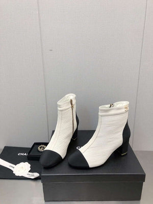 Chanel Women's Shoes Fashion Short Boots C77651 - 35 - View 7