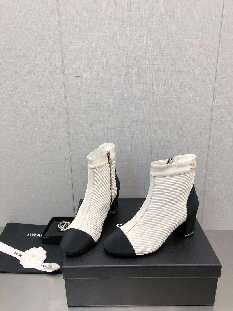 Chanel Women's Shoes Fashion Short Boots C77651