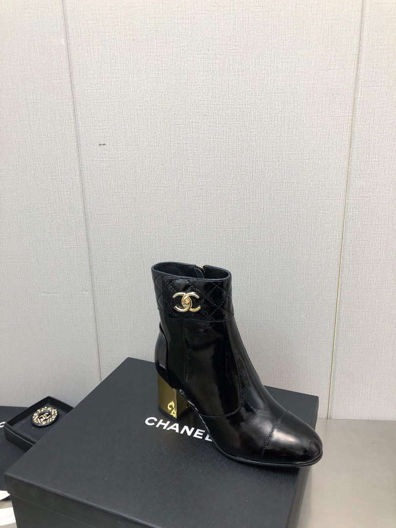 Chanel Women's Shoes Fashion Short Boots C77652