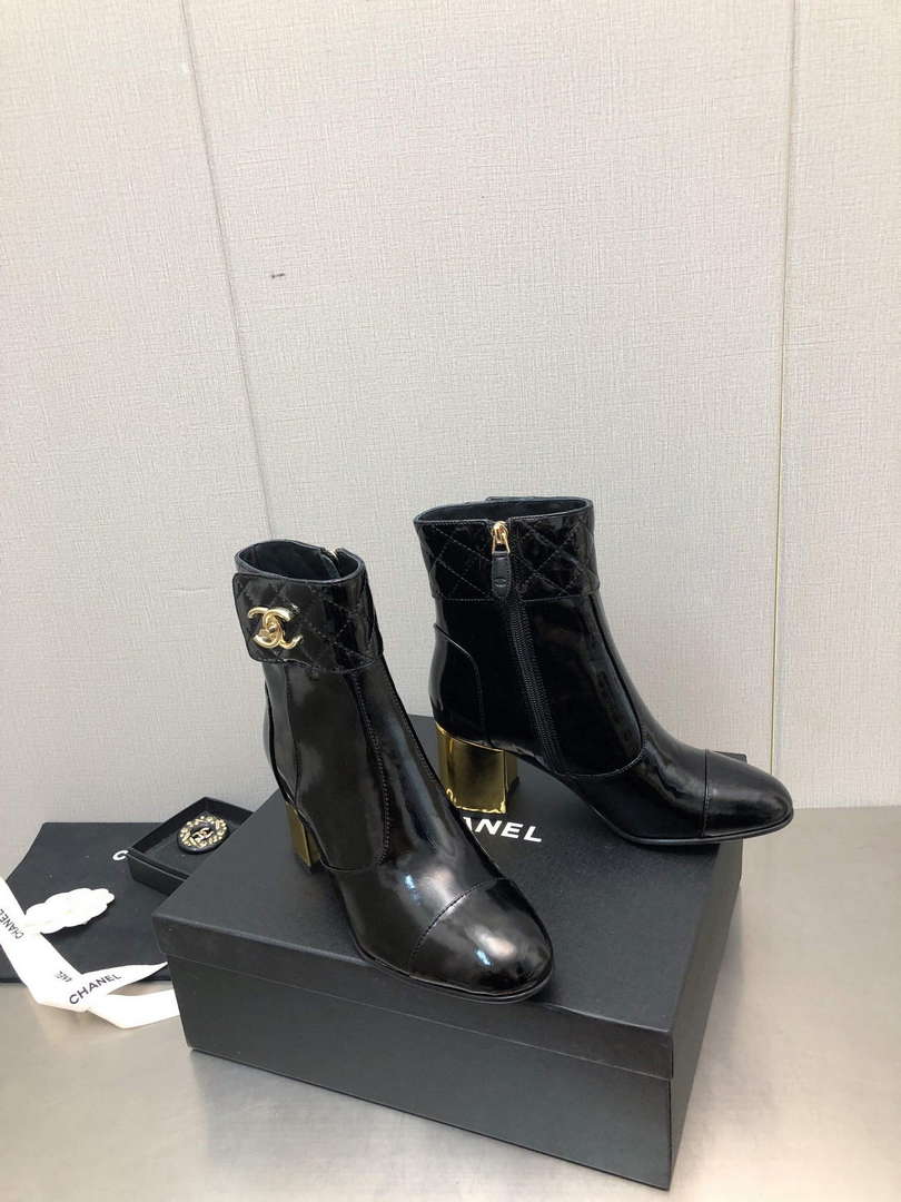 Chanel Women's Shoes Fashion Short Boots C77652