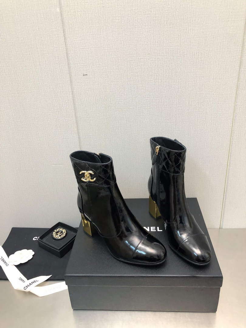 Chanel Women's Shoes Fashion Short Boots C77652