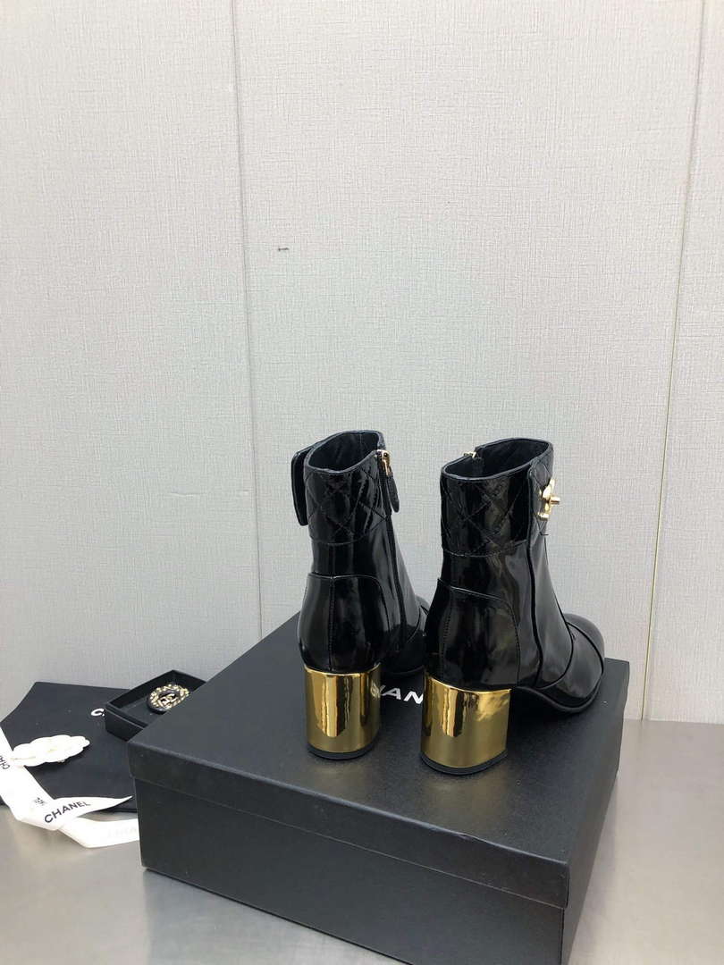 Chanel Women's Shoes Fashion Short Boots C77652