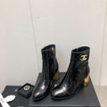Chanel Women's Shoes Fashion Short Boots C77652 - 35 - View 1