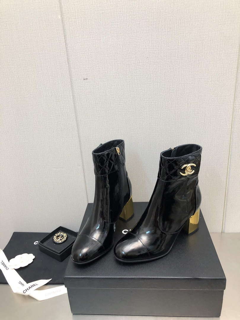 Chanel Women's Shoes Fashion Short Boots C77652