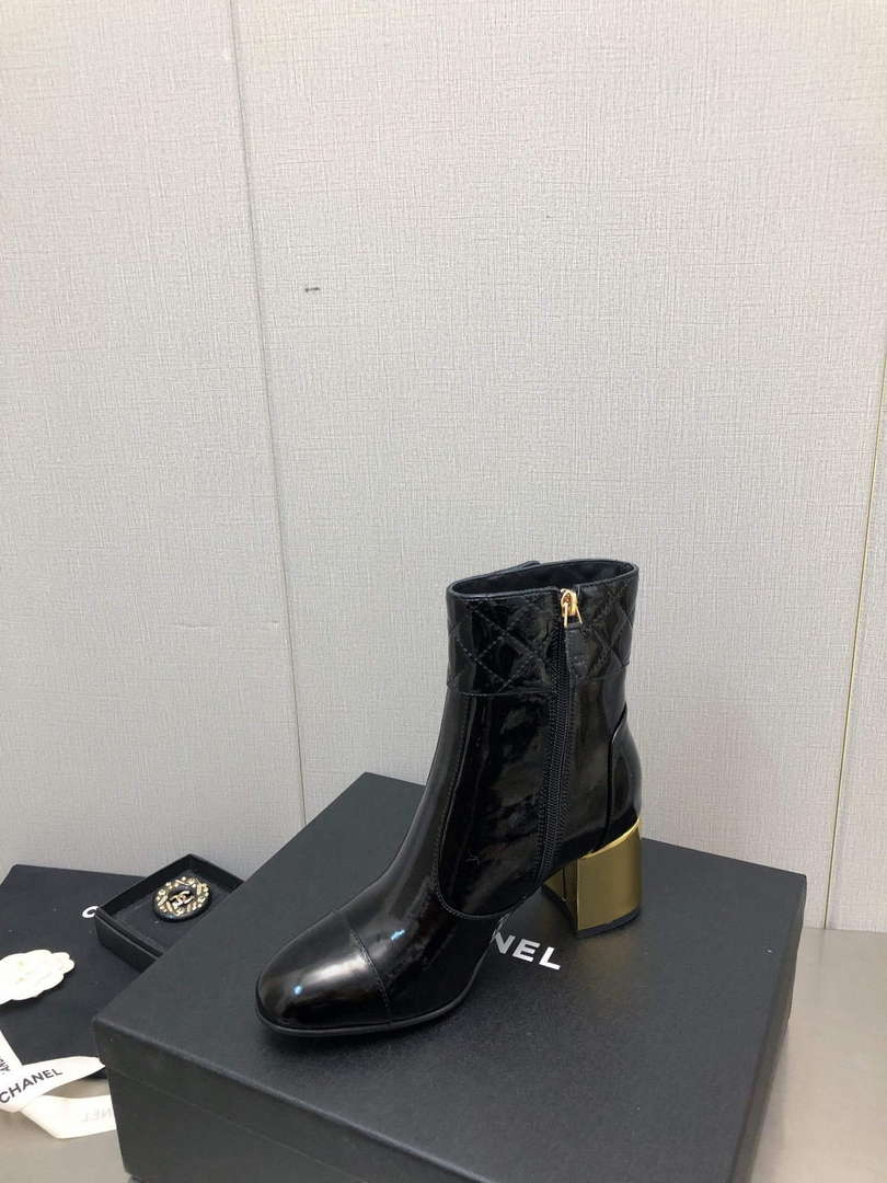 Chanel Women's Shoes Fashion Short Boots C77652 - 35 - View 8