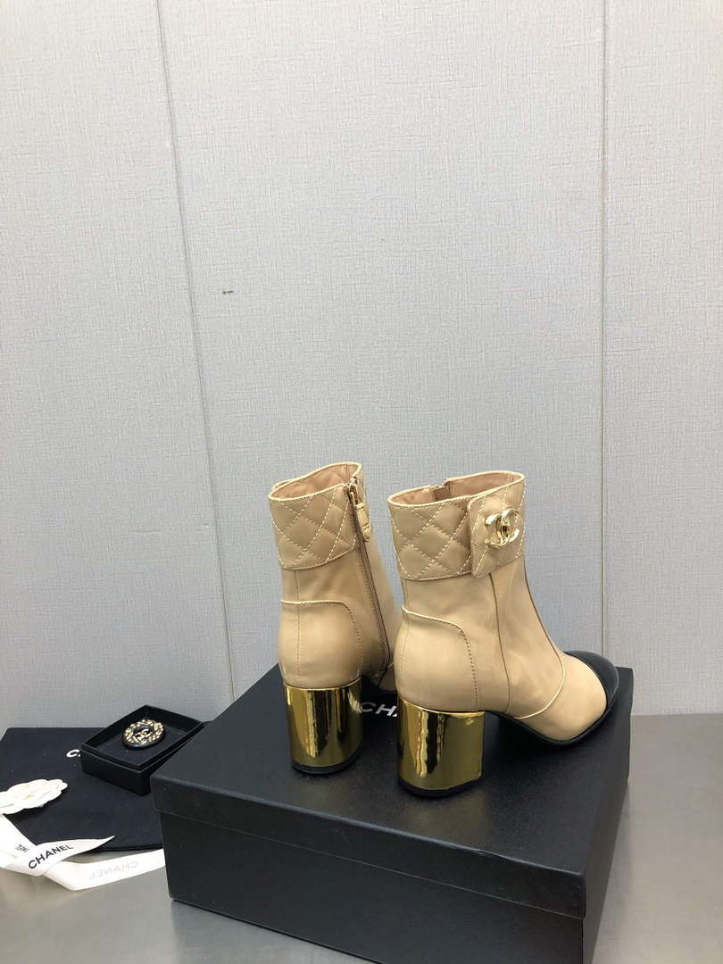 Chanel Women's Shoes Fashion Short Boots C77653 - 35 - View 3