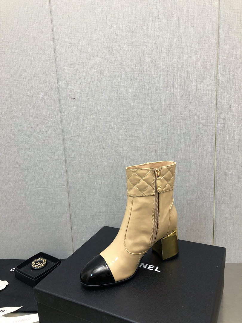 Chanel Women's Shoes Fashion Short Boots C77653