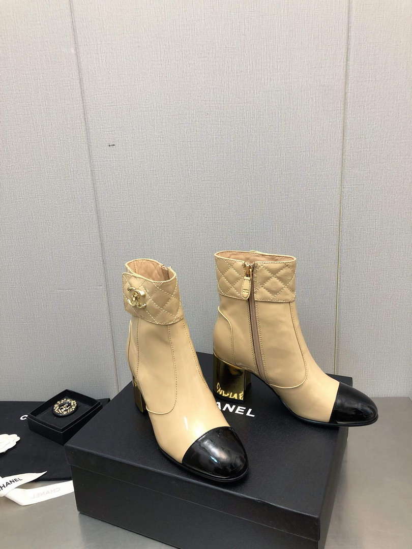 Chanel Women's Shoes Fashion Short Boots C77653