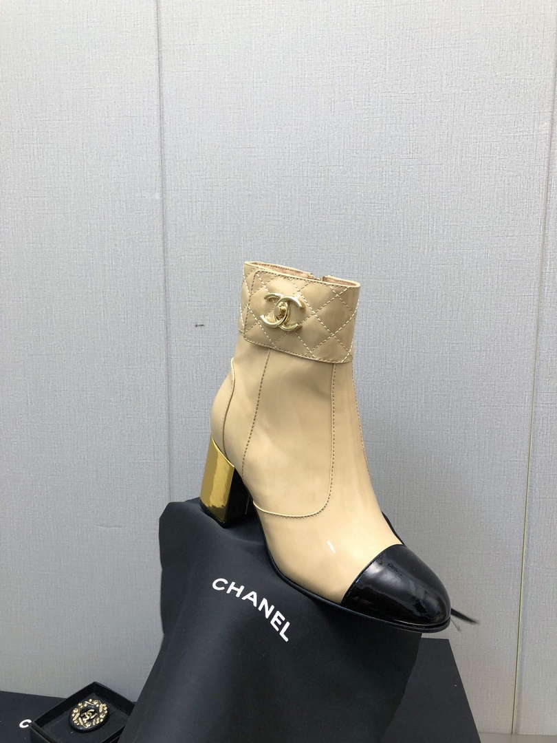 Chanel Women's Shoes Fashion Short Boots C77653 - 35 - View 7