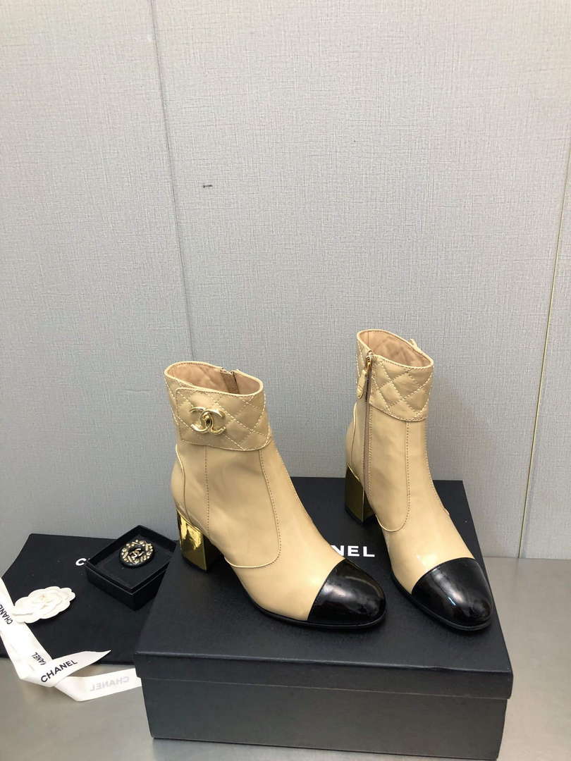 Chanel Women's Shoes Fashion Short Boots C77653