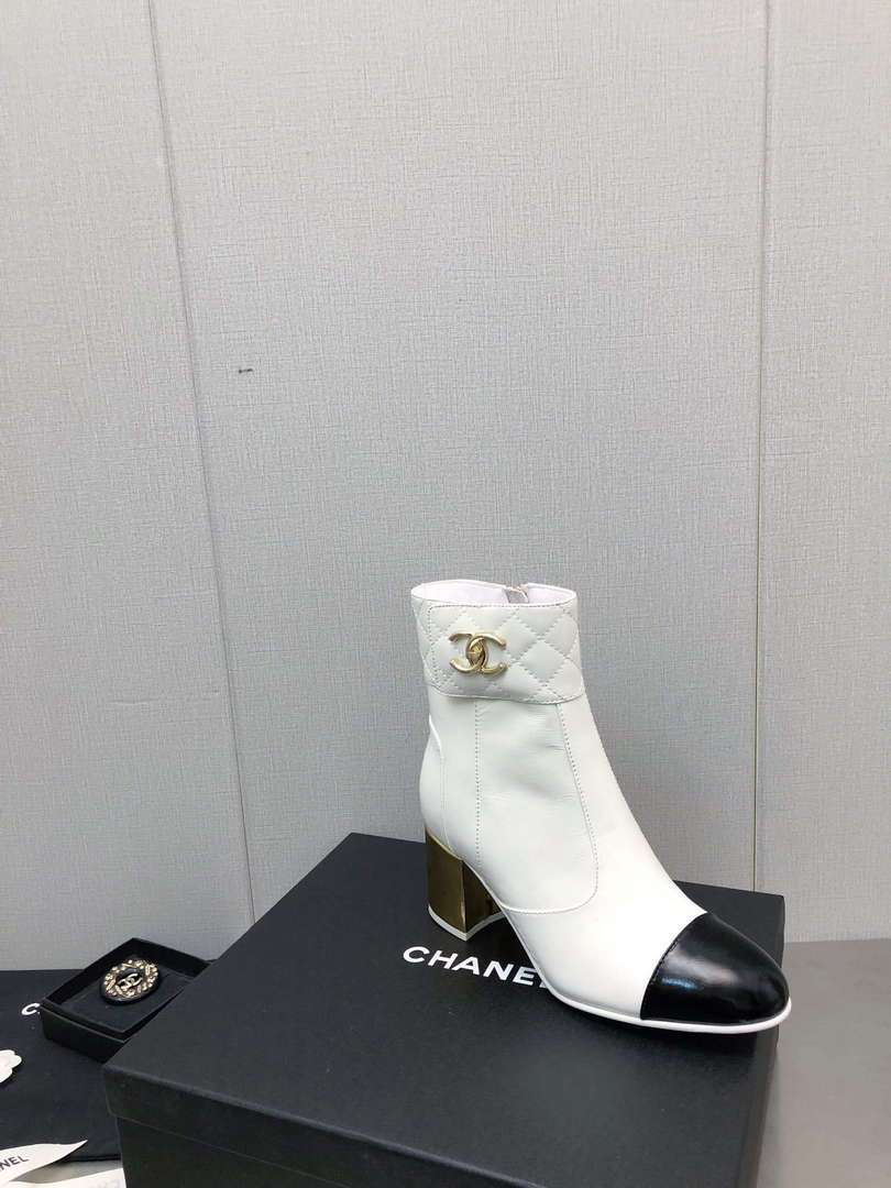 Chanel Women's Shoes Fashion Short Boots C77654 - 35 - View 5