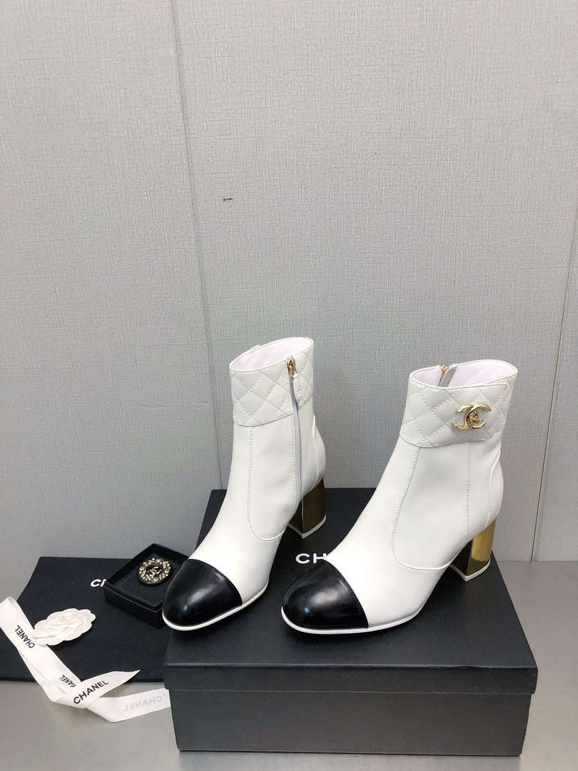 Chanel Women's Shoes Fashion Short Boots C77654