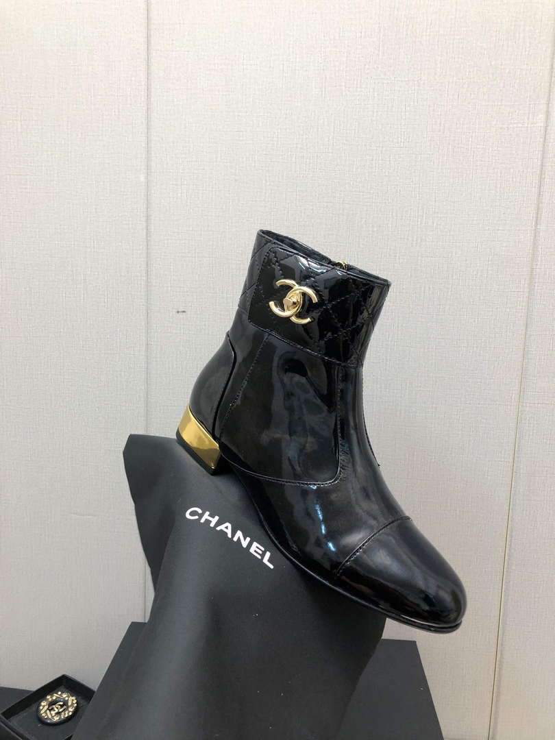 Chanel Women's Shoes Fashion Short Boots C77655 - 35 - View 2