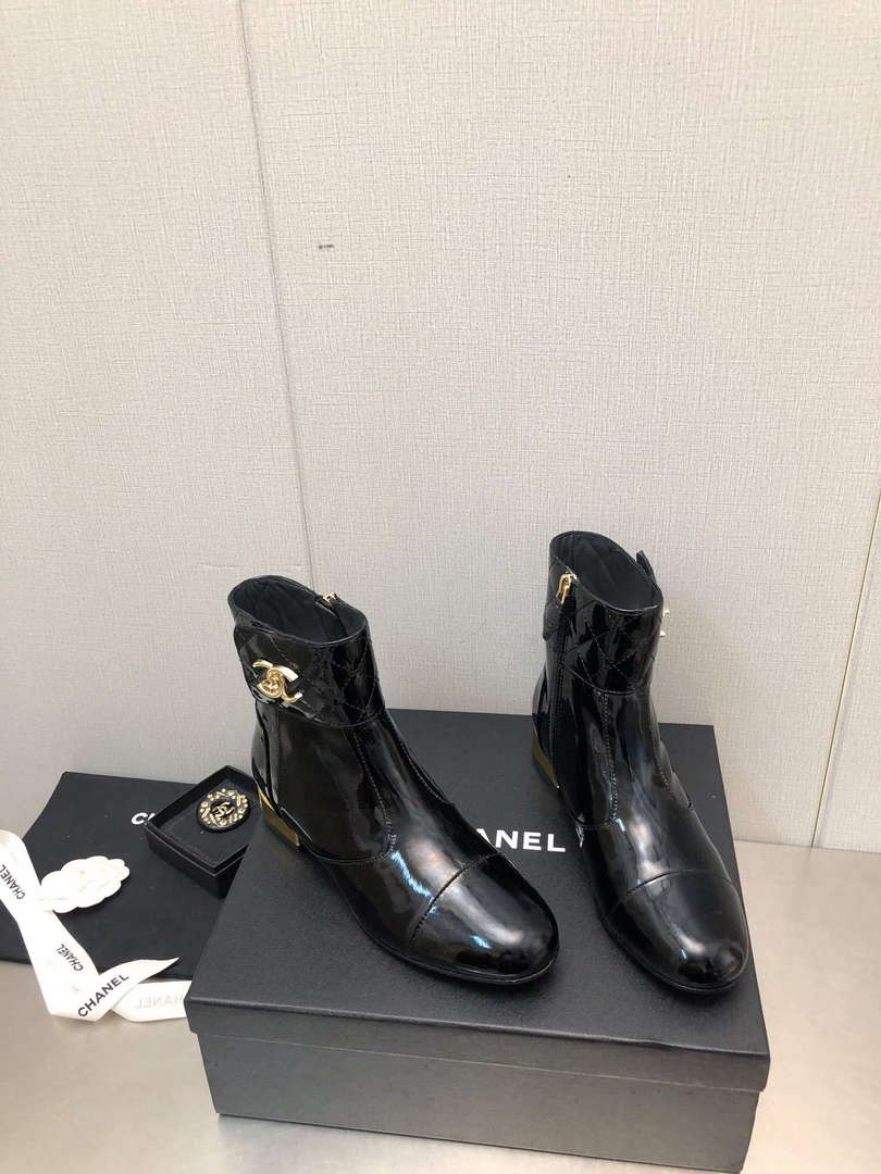 Chanel Women's Shoes Fashion Short Boots C77655