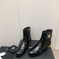 Chanel Women's Shoes Fashion Short Boots C77655 - 35 - View 1