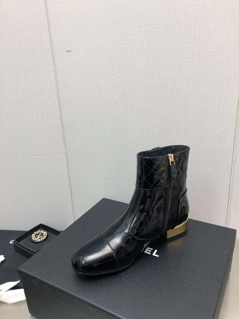 Chanel Women's Shoes Fashion Short Boots C77655 - 35 - View 4