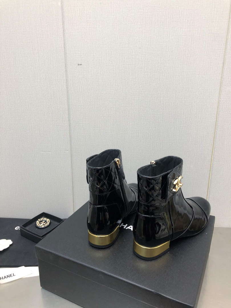 Chanel Women's Shoes Fashion Short Boots C77655