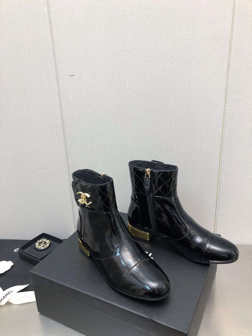 Chanel Women's Shoes Fashion Short Boots C77655