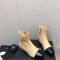 Chanel Women's Shoes Fashion Short Boots C77656 - 35 - View 1