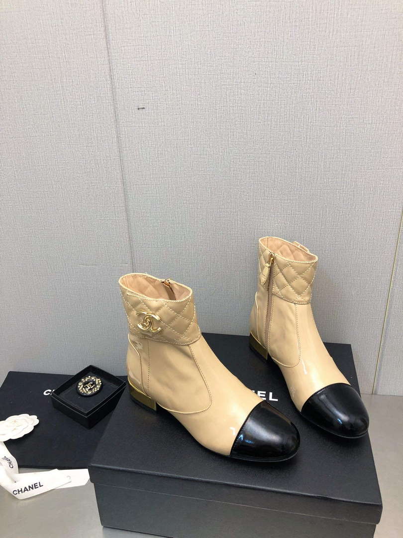 Chanel Women's Shoes Fashion Short Boots C77656