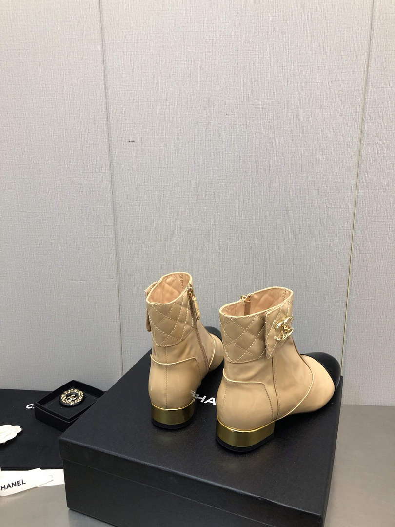 Chanel Women's Shoes Fashion Short Boots C77656