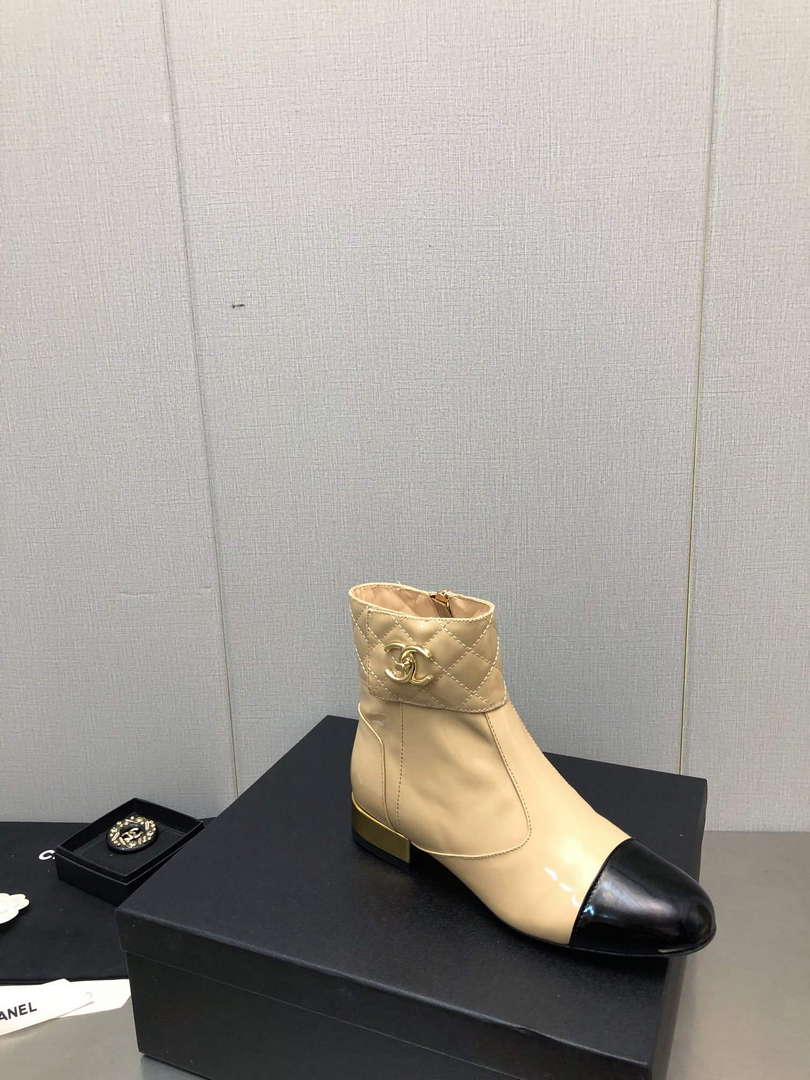 Chanel Women's Shoes Fashion Short Boots C77656