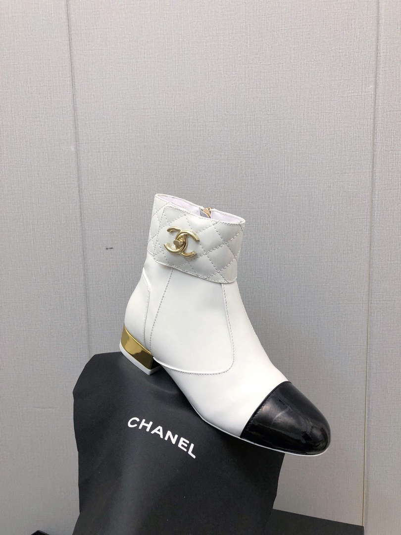 Chanel Women's Shoes Fashion Short Boots C77657 - 35 - View 2