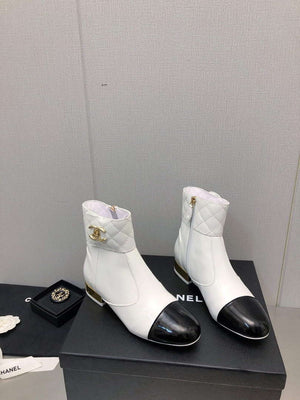 Chanel Women's Shoes Fashion Short Boots C77657 - 35 - View 4