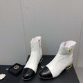 Chanel Women's Shoes Fashion Short Boots C77657 - 35 - View 1