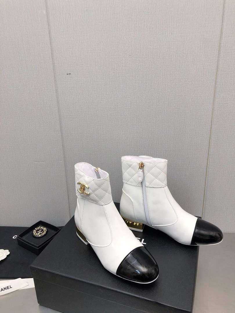 Chanel Women's Shoes Fashion Short Boots C77657 - 35 - View 9