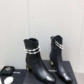 Chanel Women's Shoes Fashion Short Boots C77658 - 35 - View 1