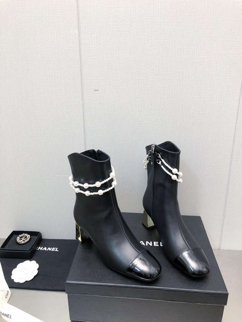 Chanel Women's Shoes Fashion Short Boots C77658
