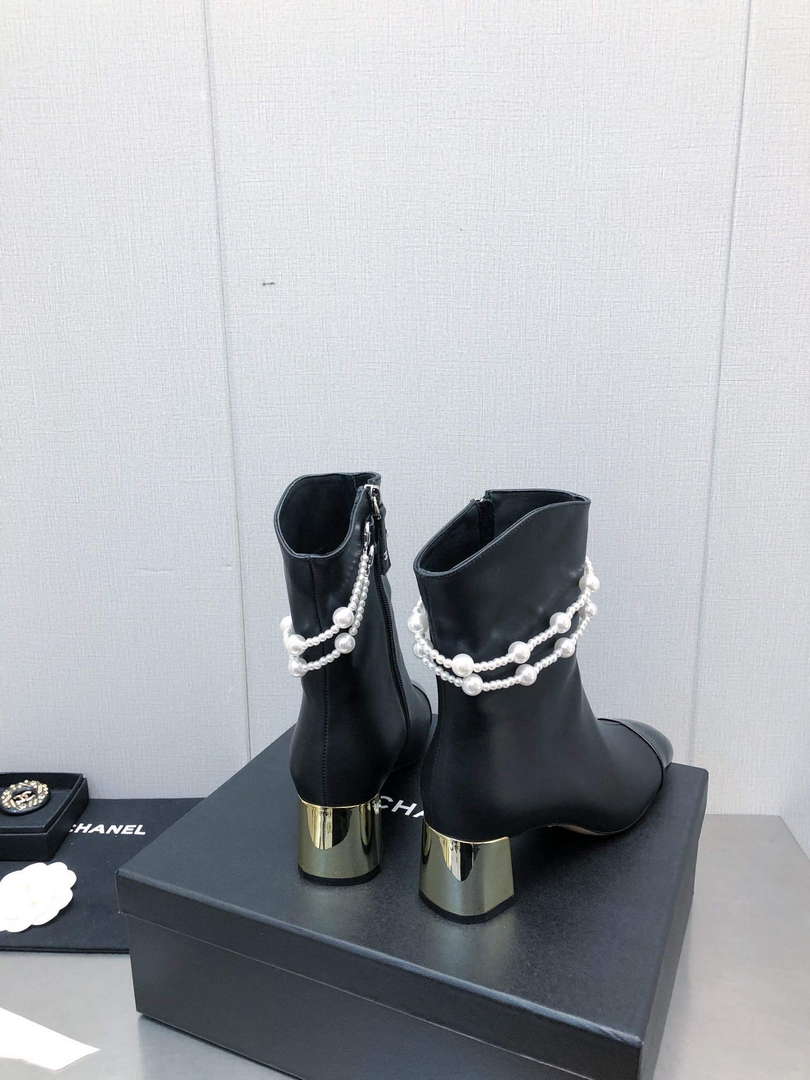 Chanel Women's Shoes Fashion Short Boots C77658